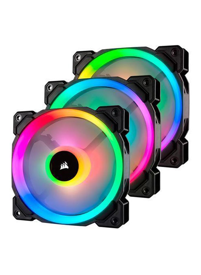 Compare Corsair LL Series LL120 RGB 120mm Dual Light Loop RGB LED PWM Fan 3 Fan Pack with Lighting Node Pro at KSA Price