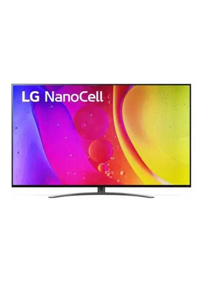 Compare 55 Inch Nano Cell TV, NANO84 Series, Cinema Screen Design 4K Active HDR WebOS Smart AI ThinQ Local Dimming 55NANO846QA Black at KSA Price