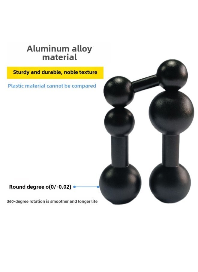 Aluminum Alloy Ball Head 25mm To 17mm Double Ball…