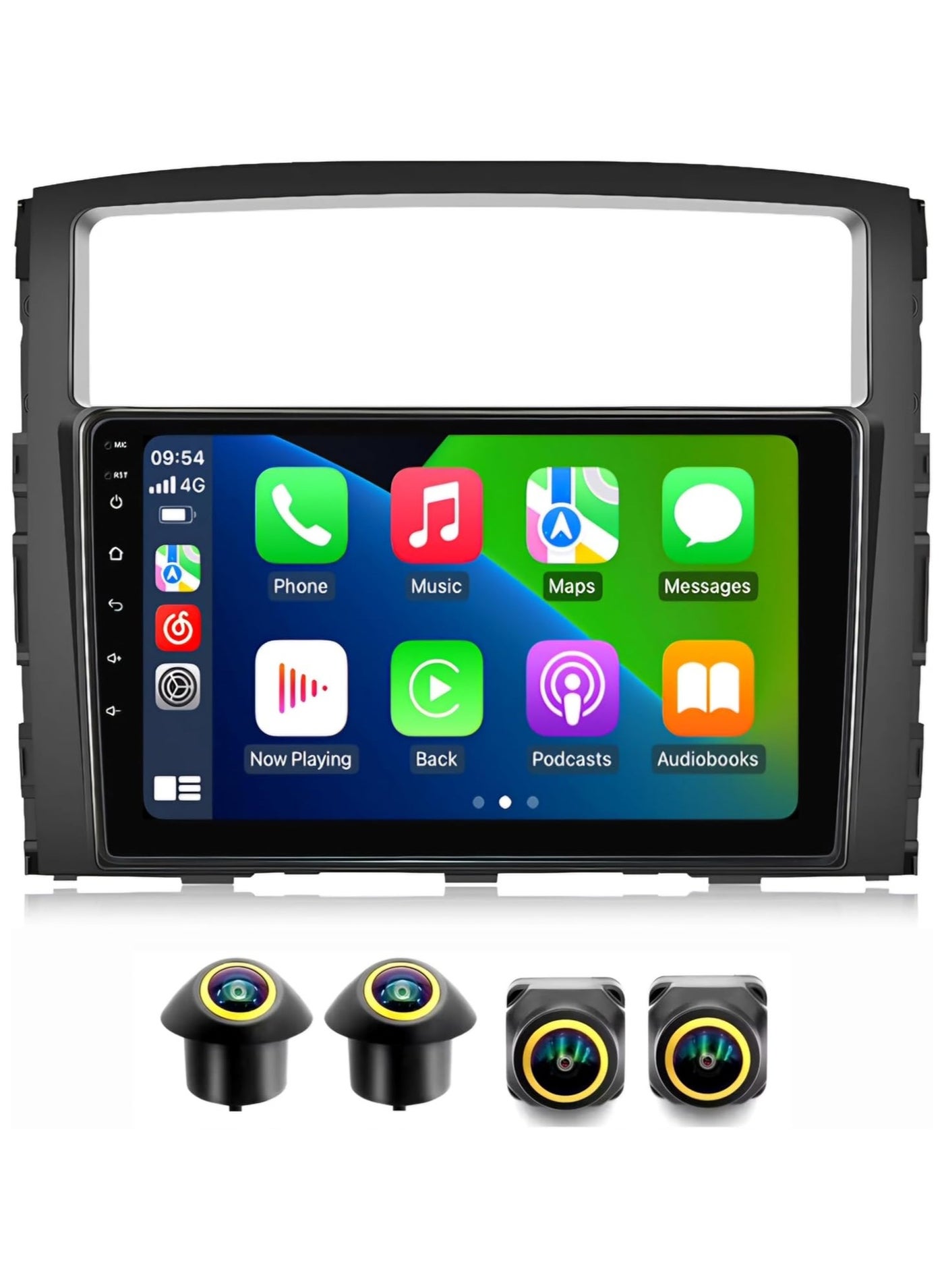 Compare Android Car Stereo for Mitsubishi Pajero 20062021 4GB RAM 64GB ROM with 360 Camera Support Carplay, MLink WiFi BT, Radio GPS, 9 Inch IPS Touch Screen at KSA Price