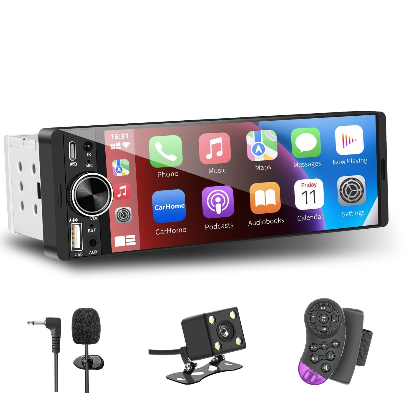 LSLYA Single Din Radio, Touchscreen Car Stereo…