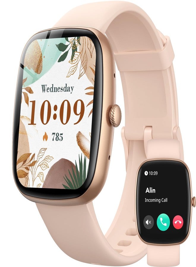 Compare Parsonver Smart Watch for iOS and Android PhonesAnswerMake Calls, HD Screen Watches for Women, IP68 Waterproof Fitness Tracker Watch with Heart Rate Sleep Monitor Rose Gold at KSA Price