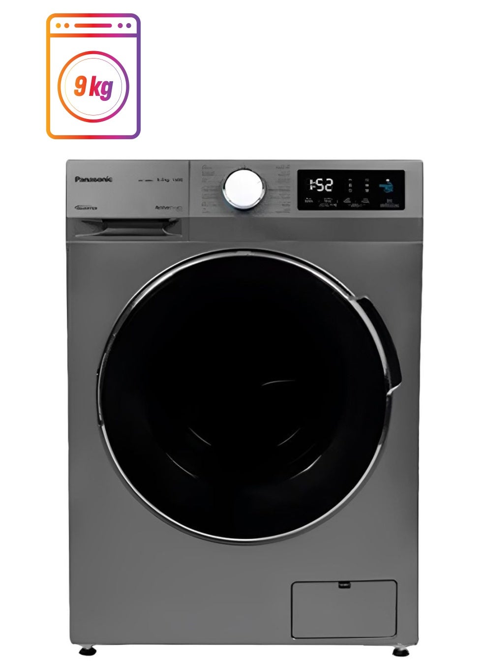 9kg Front Load Washing Machine,1400 RPM, Abaya…