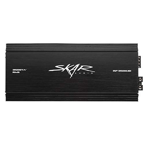 Compare Skar Audio RP3500.1D Monoblock Class D MOSFET Amplifier with Remote Subwoofer Level Control, 3500W at KSA Price