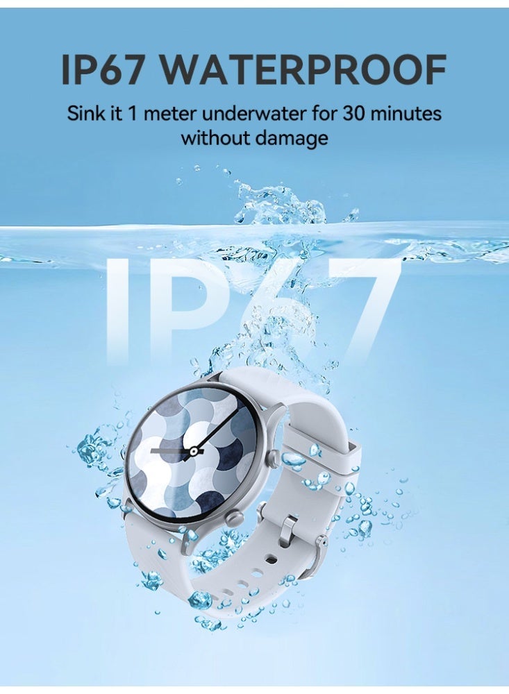 Compare Bwoo Wa03 Smart Watch Silver at KSA Price