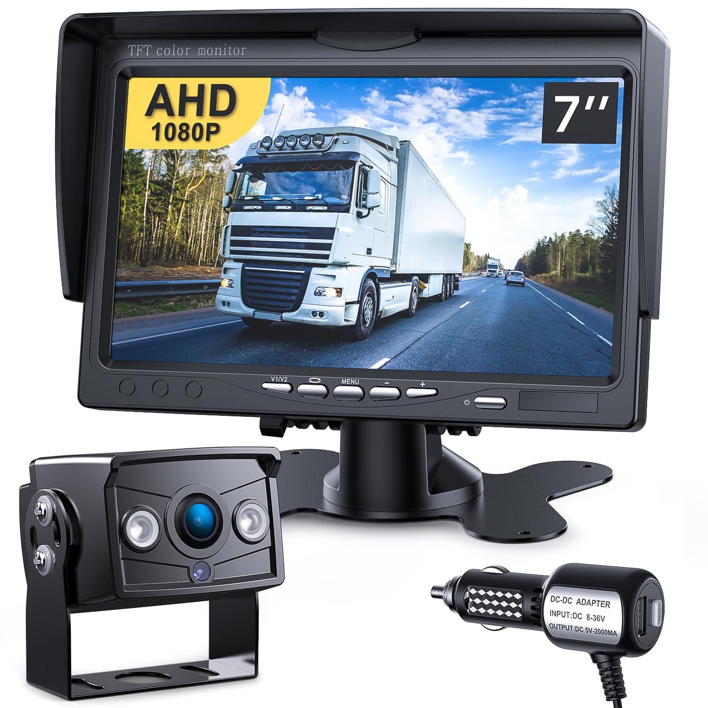 Dvknm Upgrade Backup Camera Monitor Kit 7