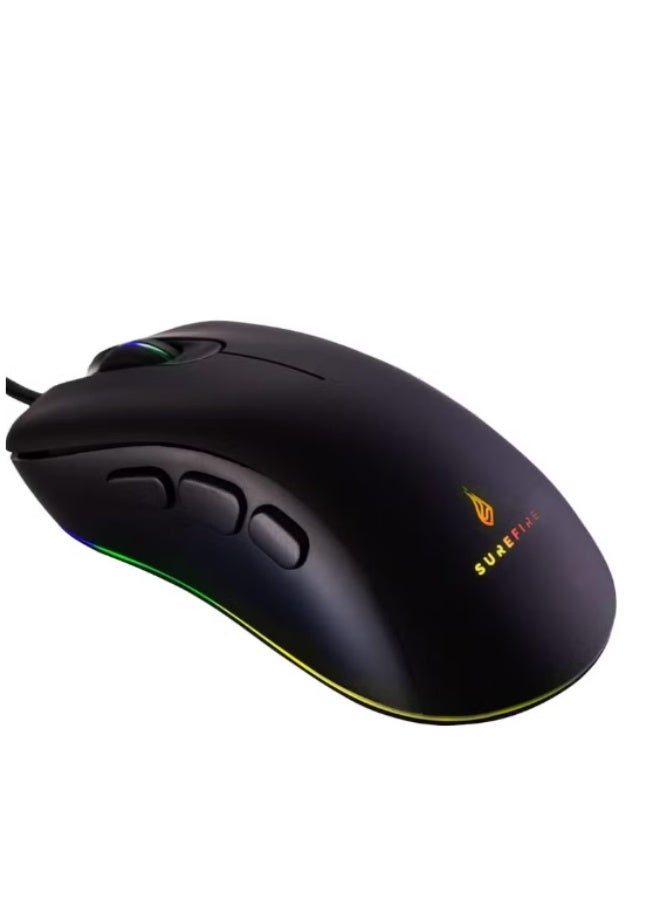 Compare SureFire Condor Claw Gaming 8Button I gaming mouse I RGBlighting I PC mouse 6400 DPI I 8 programmable buttons I USB 3.2 GEN 1 and USB 2.0 I Windows, Mac & consoles I powered by Verbatim at KSA Price