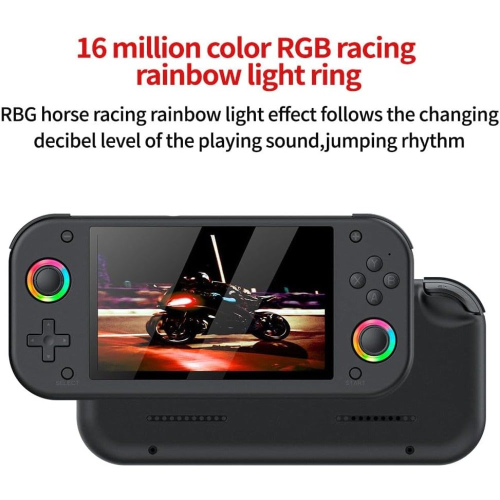 Compare Neo Classic M26 Handheld Retro Game Console, 5.1 Inch IPS Display, 64GB, Linux System, 10, 000 Builtin Games, WiFi, HD Output, Rechargeable Portable Gaming Console at KSA Price