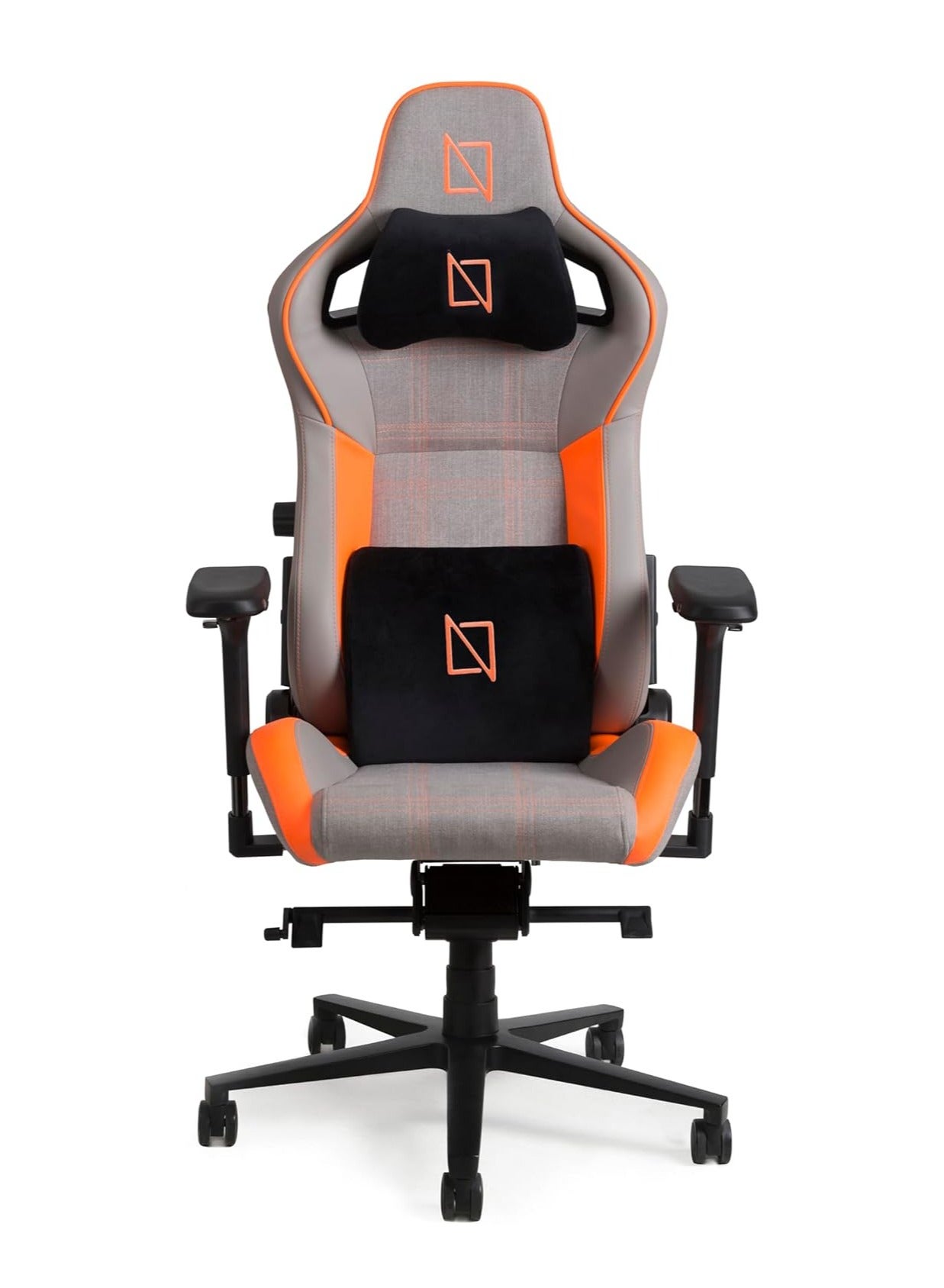 Compare Navodesk APEX AIR Ergonomic Gaming Chair with Magnetic Memory Foam Headrest Lumbar Support FLAMING ORANGE FORMULA SERIES at KSA Price