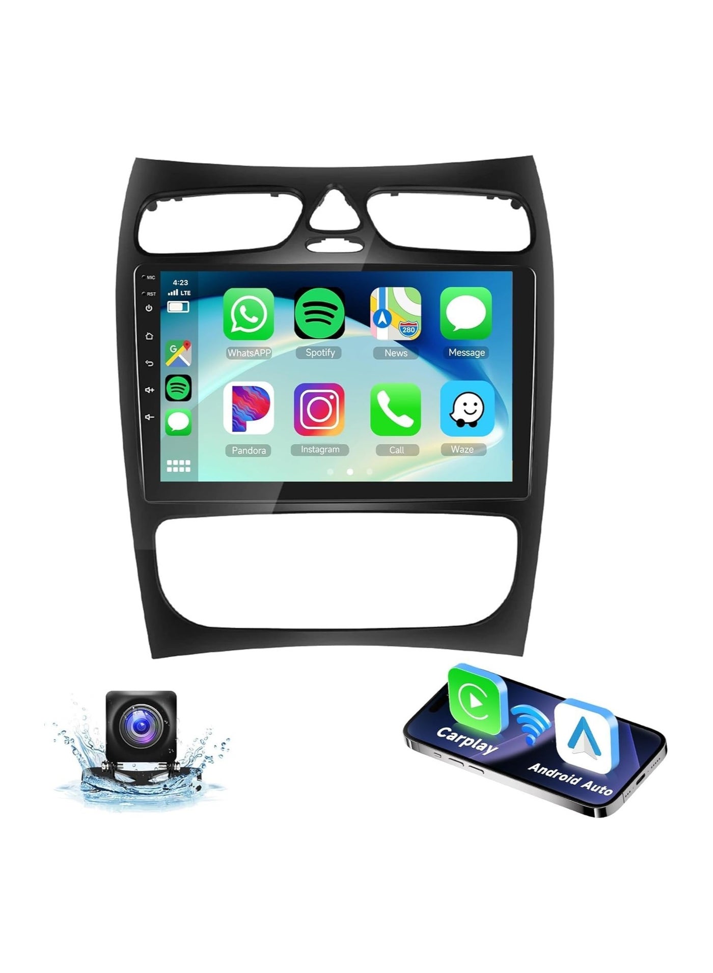Android Car Stereo for Mercedes Benz C Class…