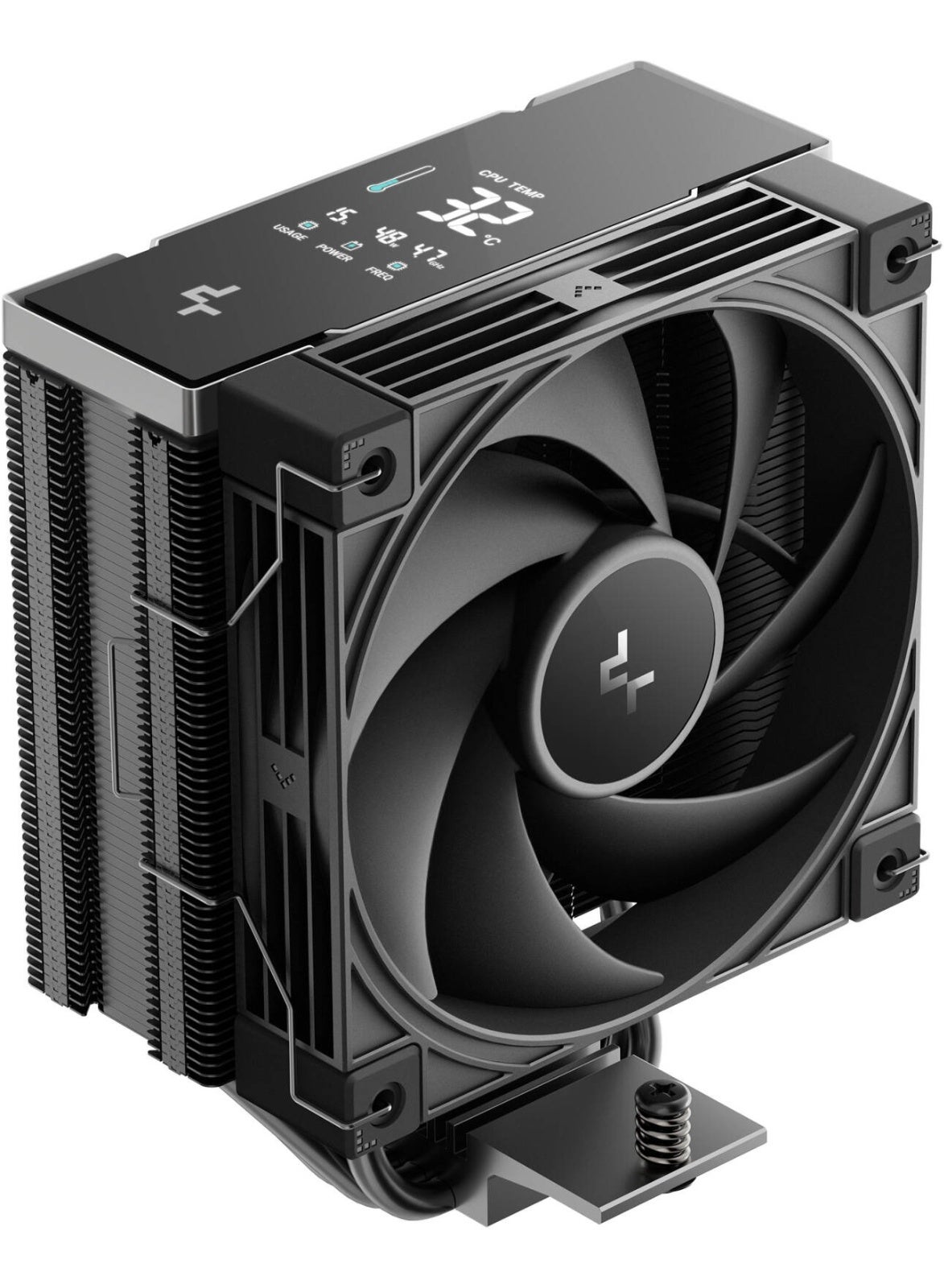 Compare AK400 G2 DIGITAL NYX CPU Cooler – AI Dynamic Adjustment CPU Air Cooler with Quad?Segment Digital Display, 120?mm PWM Fan, 4× Copper Heat Pipes, 4?Pin PWM, Hydro Bearing, Multi?Platform Intel & AMD Support, Black | RAK400G2BKNNMNGJD1 at KSA Price