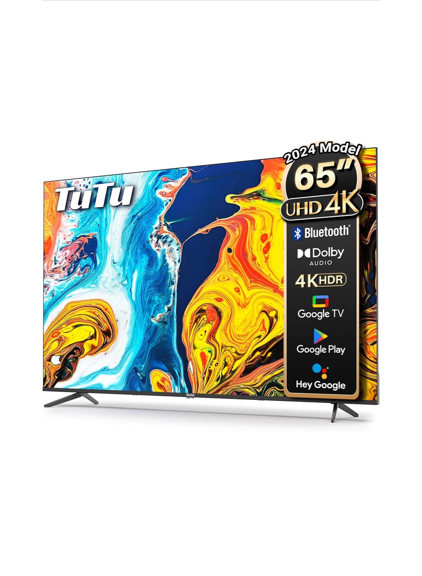 Compare 65Inch 4K UHD Smart TV, Built in receiver, Google TV with Builtin Chromecast & Google Assistance, HandsFree Voice Control, Dolby Audio, HDR10 & Micro Dimming Technology, Edgeless Design. 65P635 Black at KSA Price