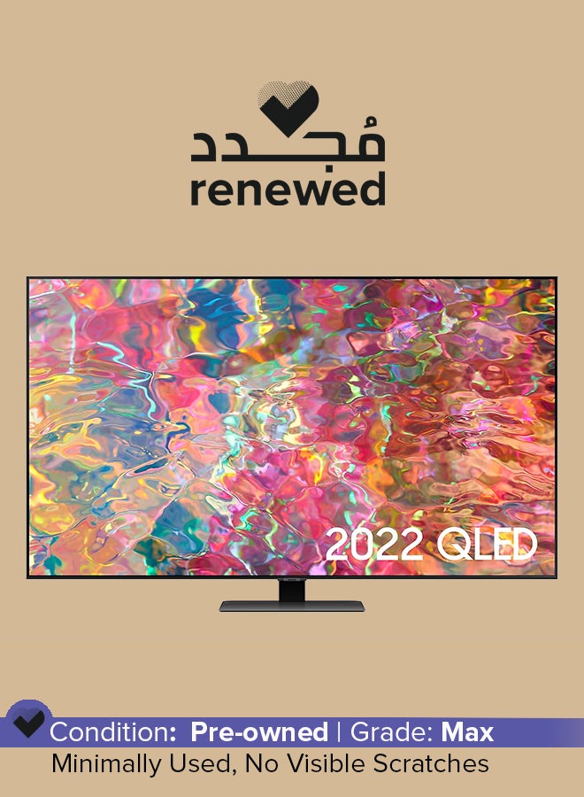 Compare Renewed   75 Inch 4k Qled TV QE75Q80B Black at KSA Price