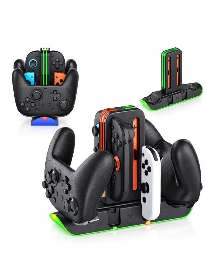 DOBE 10-Port Charging Dock for Nintendo Switch…