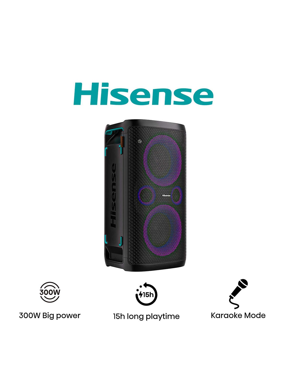 Hisense HP Series 4 Speakers with 2*5.25'' Subwoofer,300W…