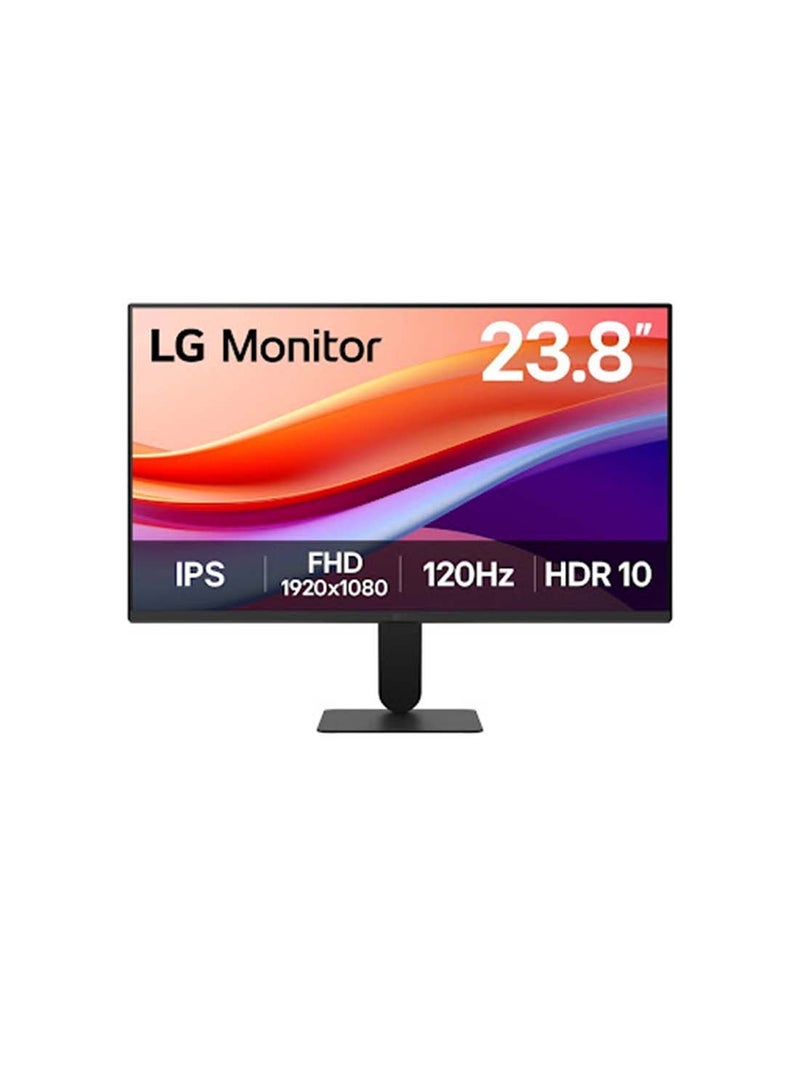 Compare 24Inch Full HD IPS Monitor, 120Hz, 5ms, HDR10, 99% sRGB, 3Side Borderless Design, HDMI & VGA Ports, Tilt Adjustable, VESA Mount, Eye Comfort Mode, Flicker Safe, Black | 24U411AB black at KSA Price
