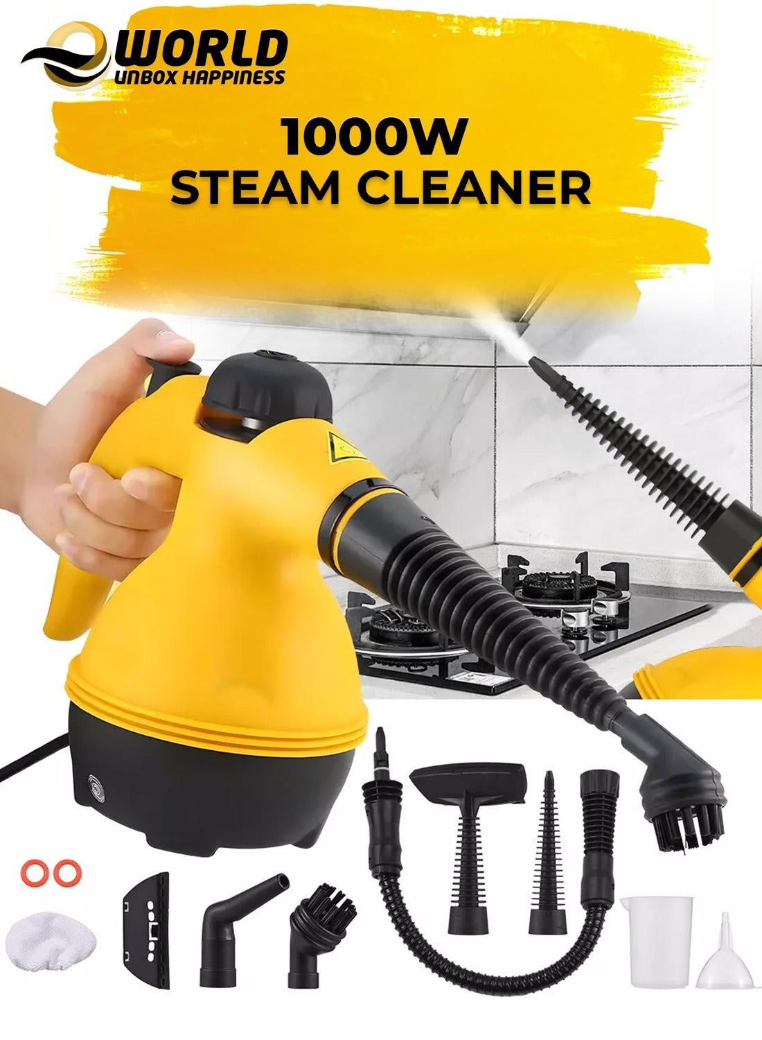 Portable Handheld Steam Cleaner 1000W Multifunctional…