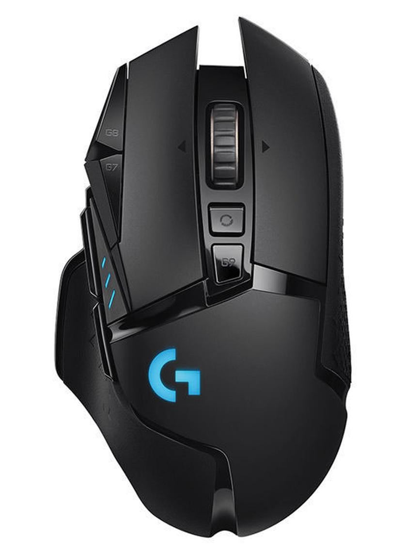 Compare Logitech G502 Lightspeed Wireless Gaming Mouse, Hero 25K Sensor, 25,600 Dpi, Rgb, Adjustable Weights, 11 Programmable Buttons, Long Battery Life, OnBoard Memory, Pc  Mac  Black at KSA Price
