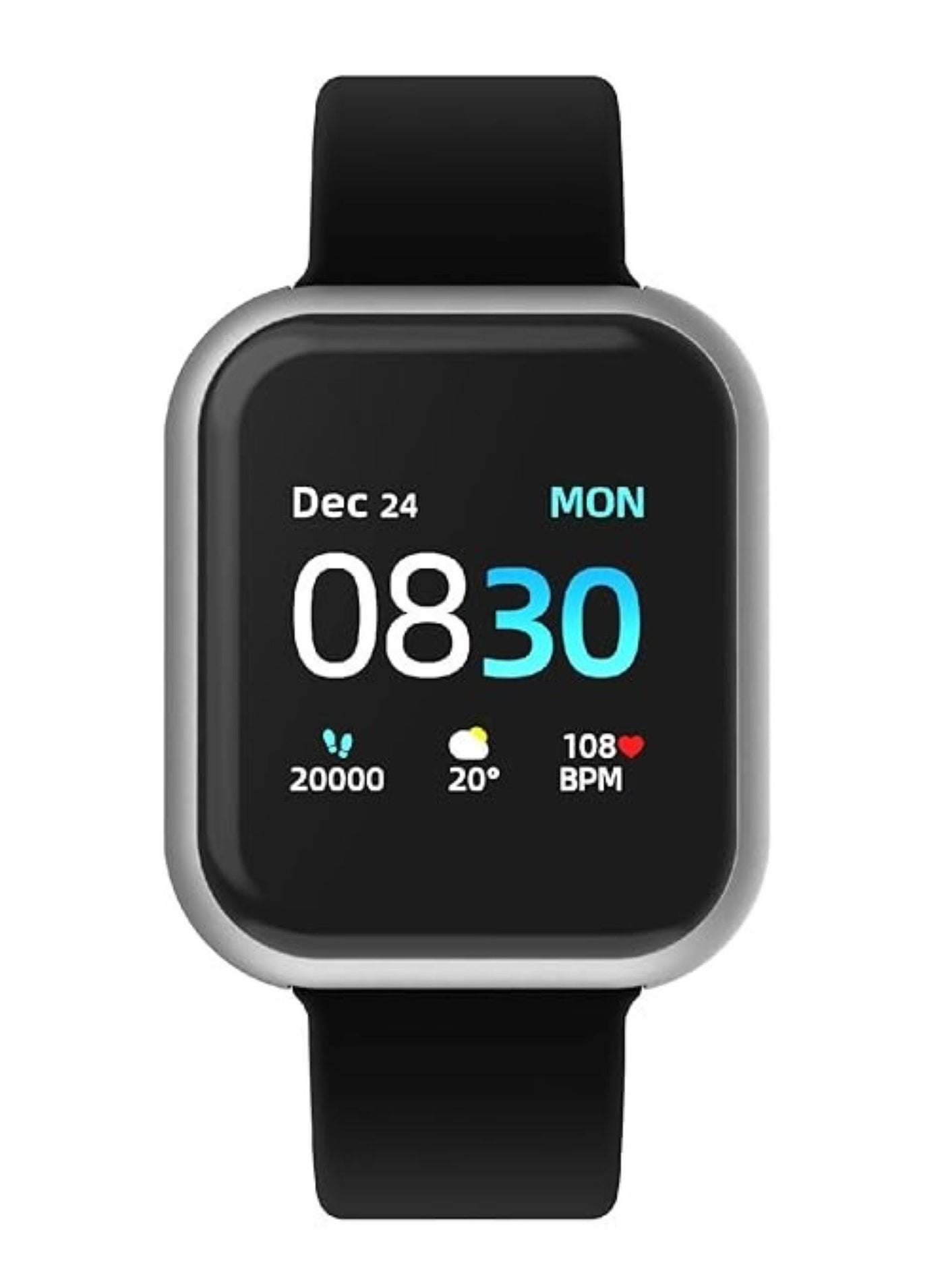 Compare iTouch Unisex Interactive Air 3 Watch SilverBlack with Silicone Strap, 500006S4B02 at KSA Price