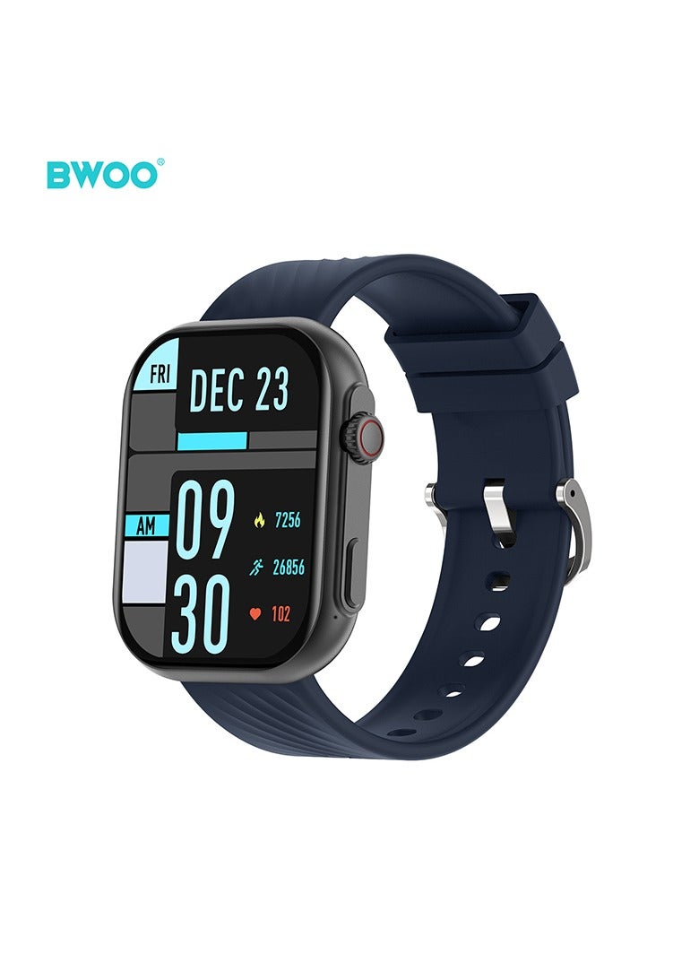 Compare Bwoo Wa04 Smart Watch Blue at KSA Price