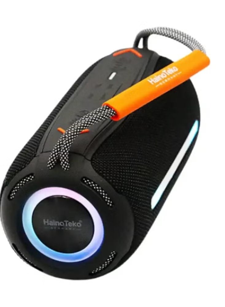 Compare S68 Portable Wireless Bluetooth Speaker High Bass Clear Sound, Deep Bass Stereo Audio, Long Battery Life, Compact Travel Speaker with TF Card, USB, FM Radio & HandsFree Calling at KSA Price