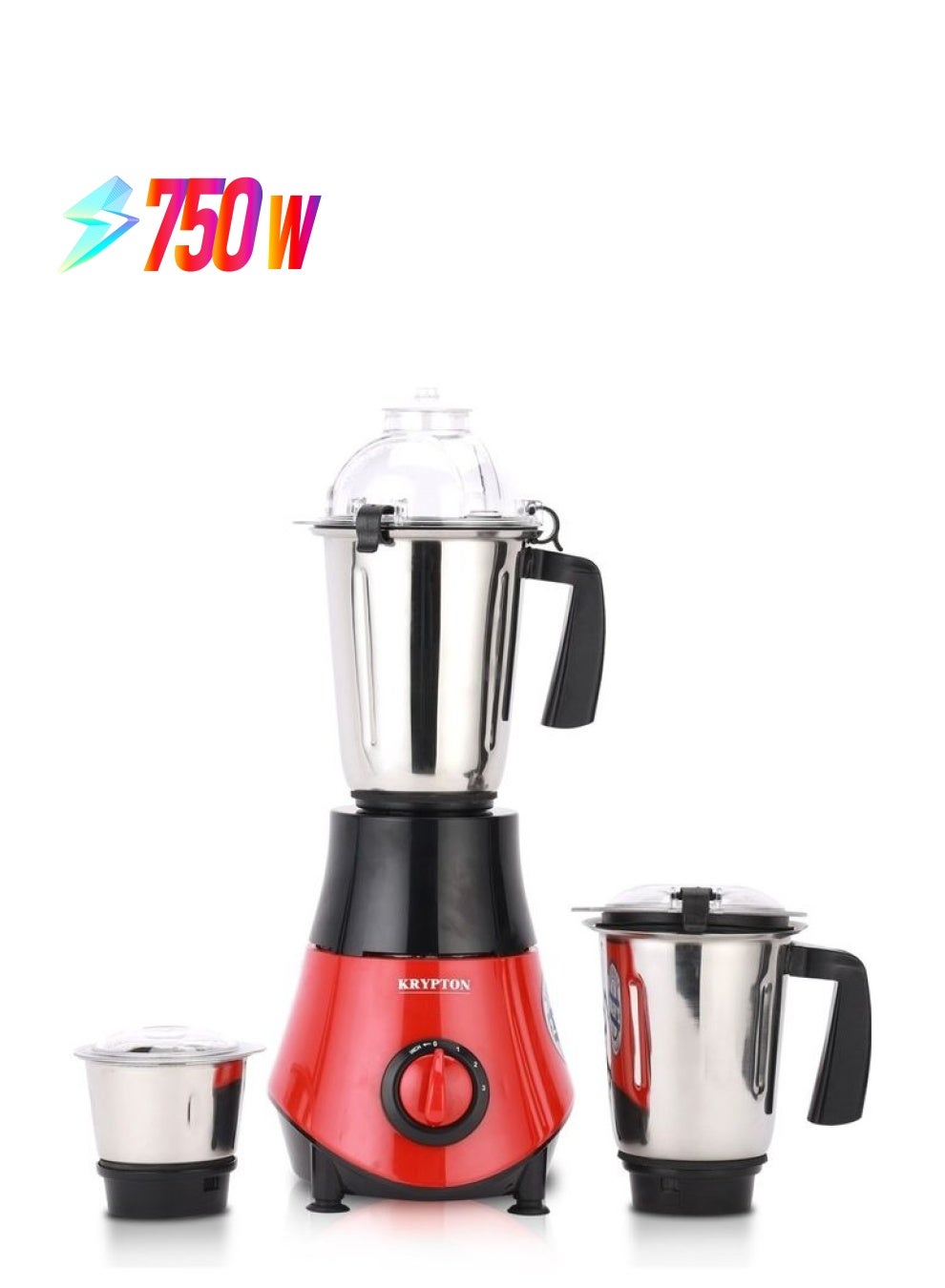 Compare 3IN1 Mixer Grinder 750 W KNB6206 Red & Black at KSA Price
