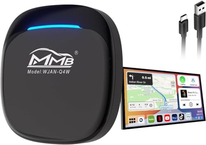 Compare Max 5.0 Carplay Box 2024 Android 13.0 Multimedia Video Ai Box, Qcm 6225 8Core 8+128Gb Online YoutubeNetflixGoogle Store, Support Sim&Tf Card Wireless Carplay & Android Auto Adapter at KSA Price
