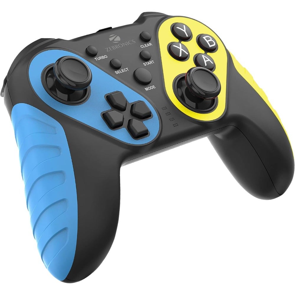 Compare TFYUZEBRONICS Renewed ZebMAX Play Windows Compatible 2.4GHz Wireless Gamepad with 10H BackupSRG at KSA Price