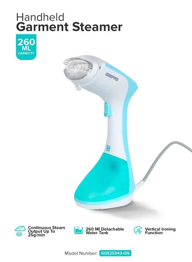 Handheld Garment Steamer 1300 W| Ready to Use…
