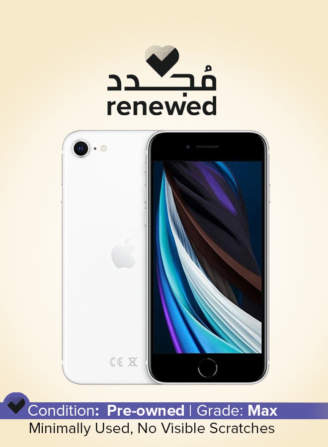 Compare Renewed  iPhone SE 2nd Gen 64GB White 4G   International Version at KSA Price