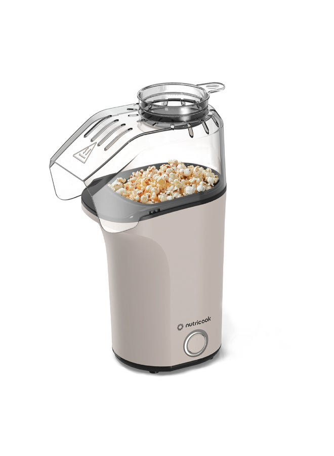 Compare Air Popcorn Maker – Makes 16 Cups, OilFree Healthy Snacking, Compact And Lightweight, BuiltIn Measuring Cup And Butter Melter, OneTouch Quick Operation, 2Year Warranty 3.7 L 1400 W NCPM150BG Beige at KSA Price