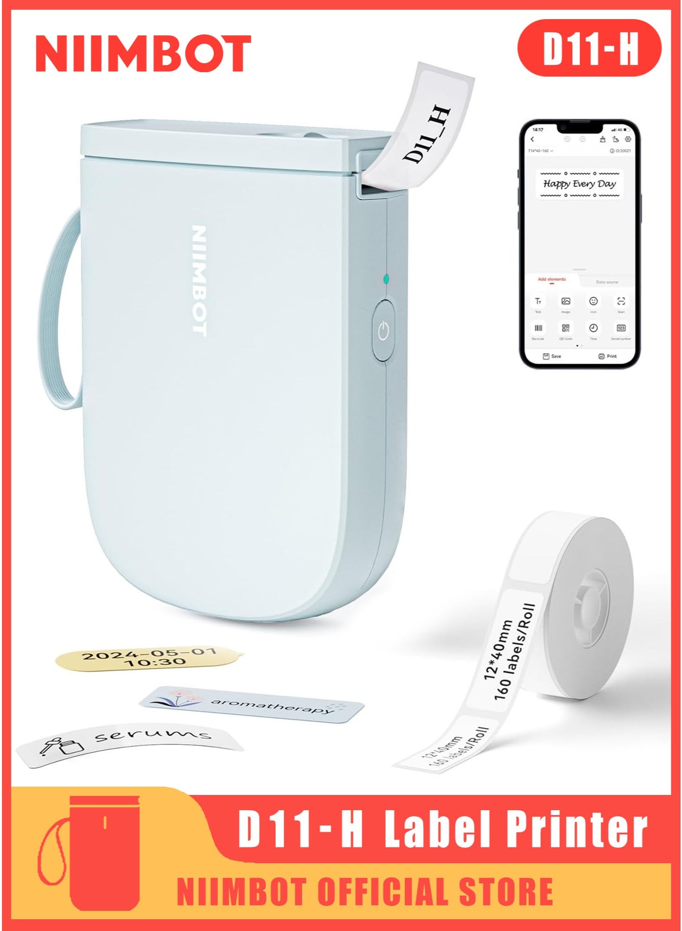 D11 New Version Label Maker Machine D11-H Label…