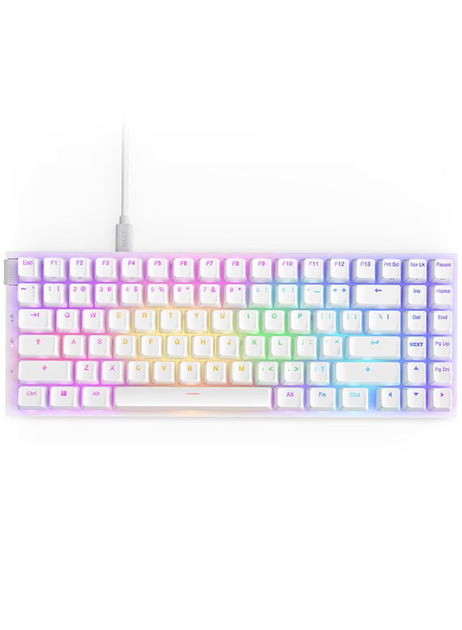 Compare NZXT Function 2 Mini TKL Compact Tenkeyless Optical Gaming Keyboard  White at KSA Price