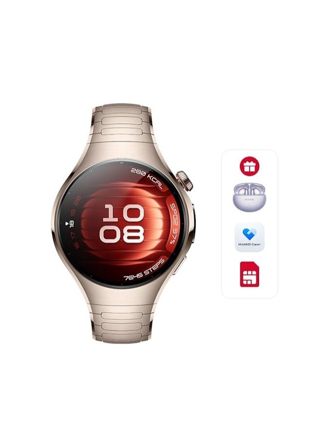 Compare WATCH 5 Smartwatch, Multisensing XTAP technology, RealTime Fingertip Blood Oxygen, eSIM, 2Battery Modes, Intuitive Smart Gestures, Sand Gold at KSA Price