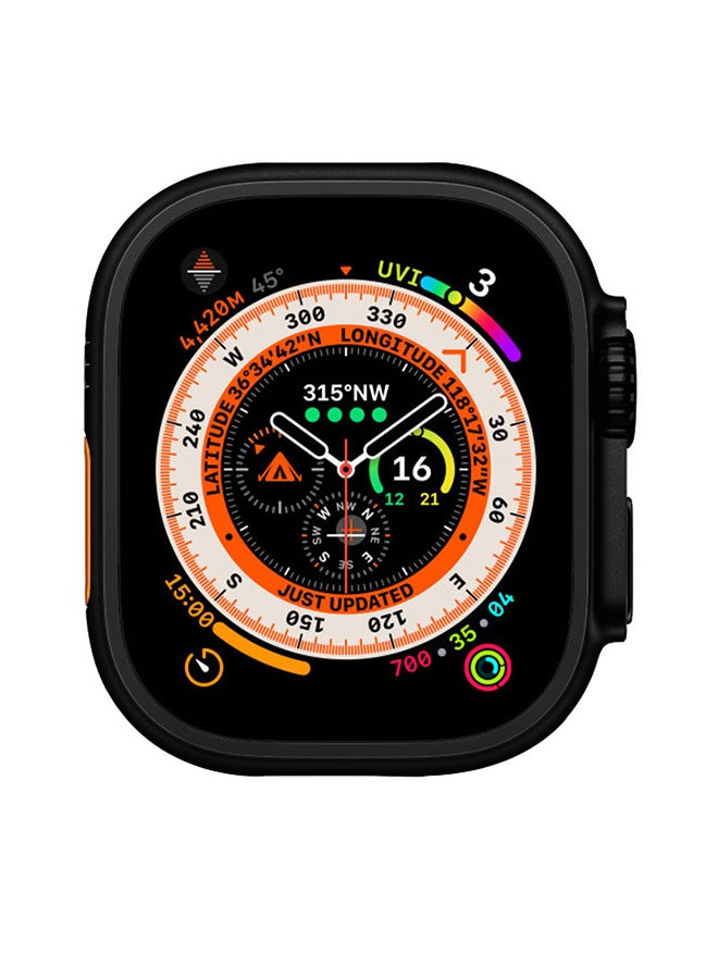 Compare Smart Watch Ultra 49mm Fitness Watches For Women Men Exercise Modes Sleep Tracking Apps Water Resistant Watch Precision GPS Action Button Extra Long Battery Life Black at KSA Price