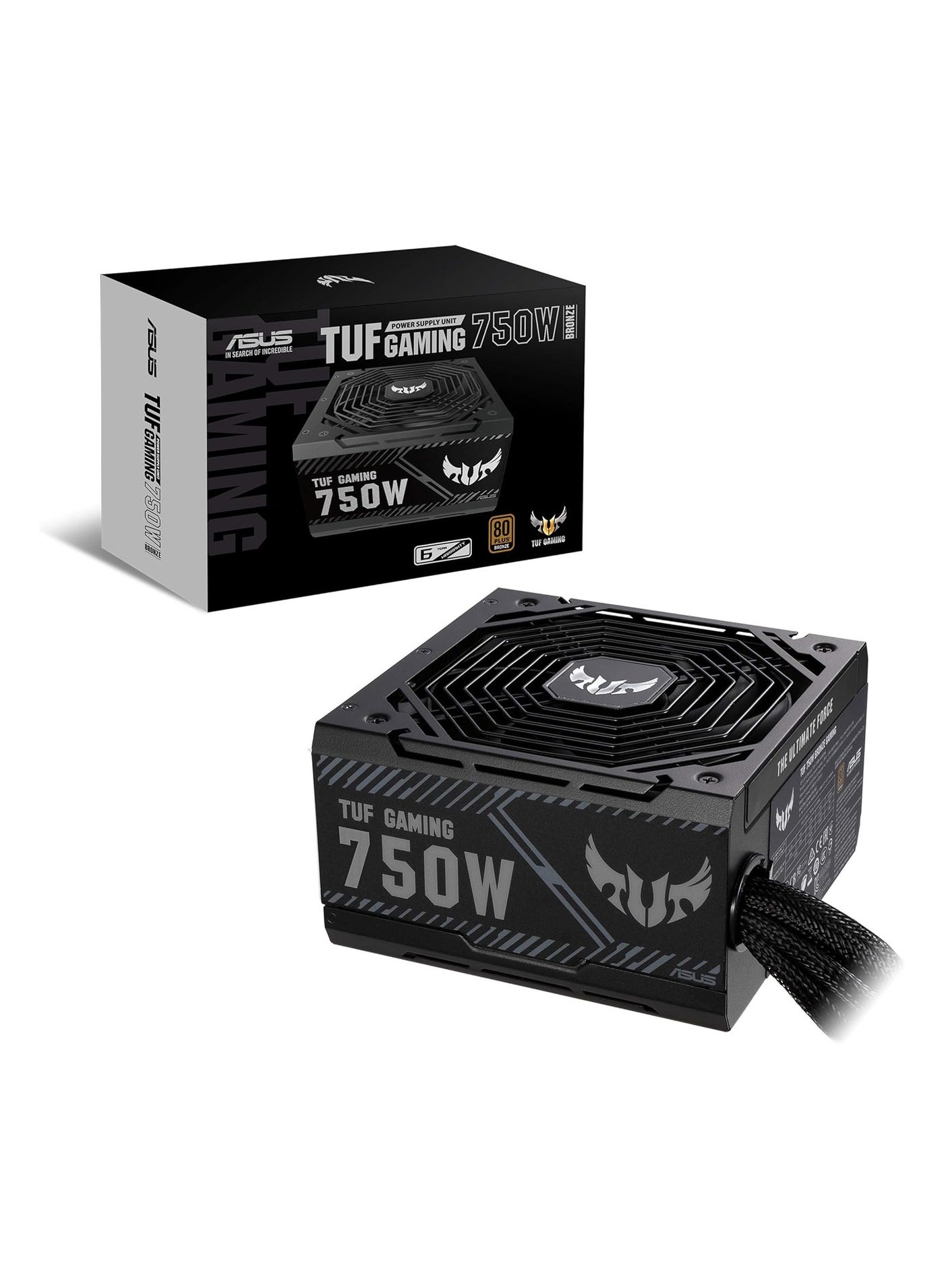 Compare TUF Gaming 750W Bronze Power Supply Unit, 80 Plus Bronze Certified, Active PFC, 120,000+ Hours MTBF, ATX12V, 62A +12V Rail, Dual 4+4Pin CPU Connectors, 4 x 6+2Pin PCIE, 4 x SATA, Comprehensive Protection OPPOVPUVPSCPOC at KSA Price