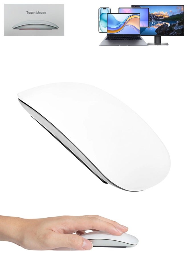 Compare Wireless Rechargeable Mouse – Slim Ergonomic Design, LowNoise Clicks, Fast Charging in 15 Min, Bluetooth Compatible for Laptop, Tablet, PC, Office, Travel & Daily Use at KSA Price