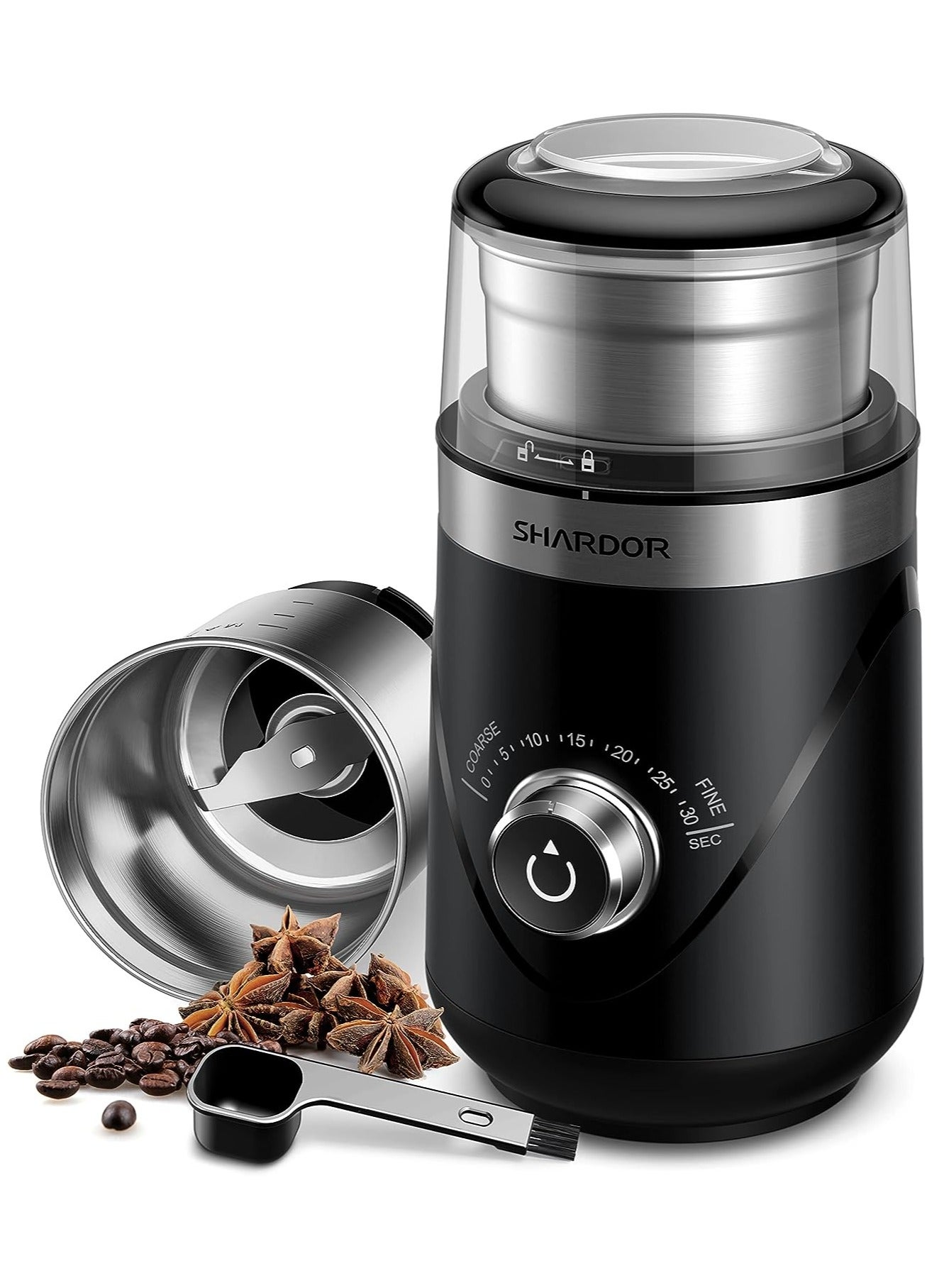 SHARDOR Adjustable Coffee Grinder Electric Spice Grinder…