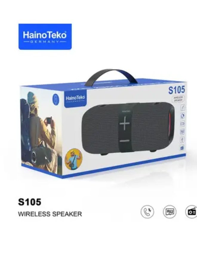 Compare Haino Teko S105 Portable Speaker with power bank function  Black at KSA Price