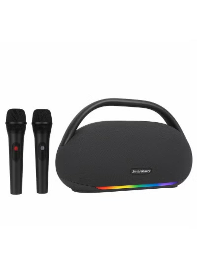 Compare M93 Wireless Karaoke Speaker with Dual Microphones & RGB LED Lights – HighPower Portable Bluetooth Speaker with Deep Bass, Long Battery Life & USBTFAUX Support | Perfect for Home Parties & Outdoor Events at KSA Price