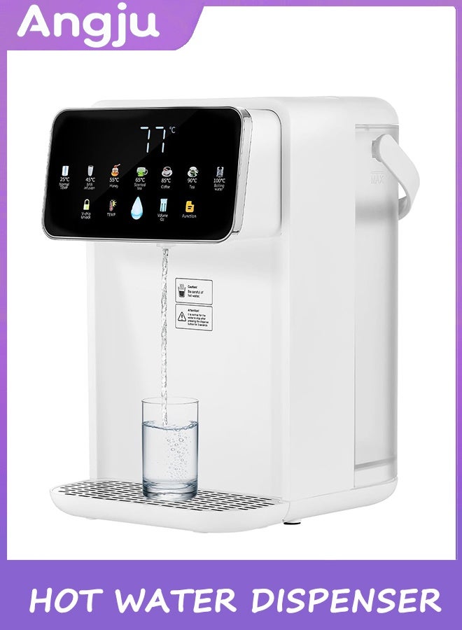 Compare Instant Hot Water Dispenser, Countertop Electric Water Boiler with Adjustable 7 Temperatures & 7 Water Volumes, Kettle with 3.5L Removable Water Tank, Quick Heating with Touchscreen & Child Lock at KSA Price
