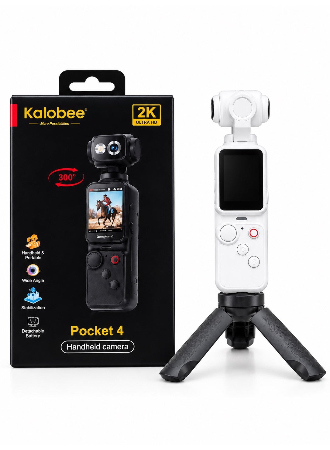 Compare KALOBEE POCKET 4 – 2K ULTRA HD HANDHELD CAMERA at KSA Price