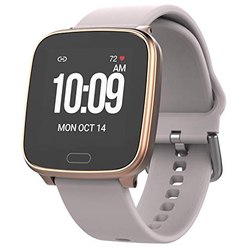 Compare iConnect by Timex Active Smartwatch with Heart Rate, Notifications & Activity Tracking 37mm – Rose GoldTone with Blush Resin Strap at KSA Price