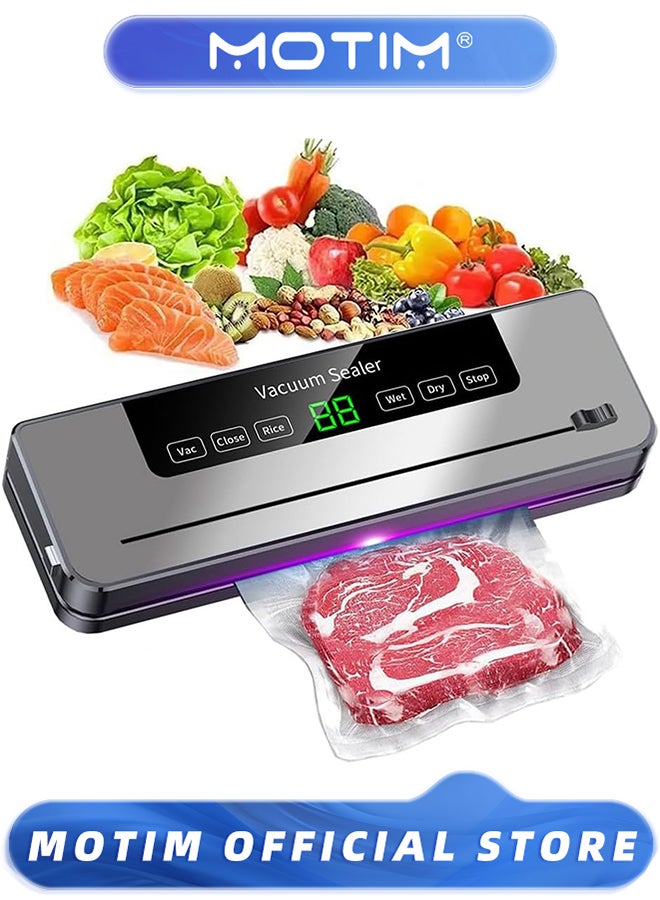 Food Vacuum Sealer Machine Dry and Wet Preservation…