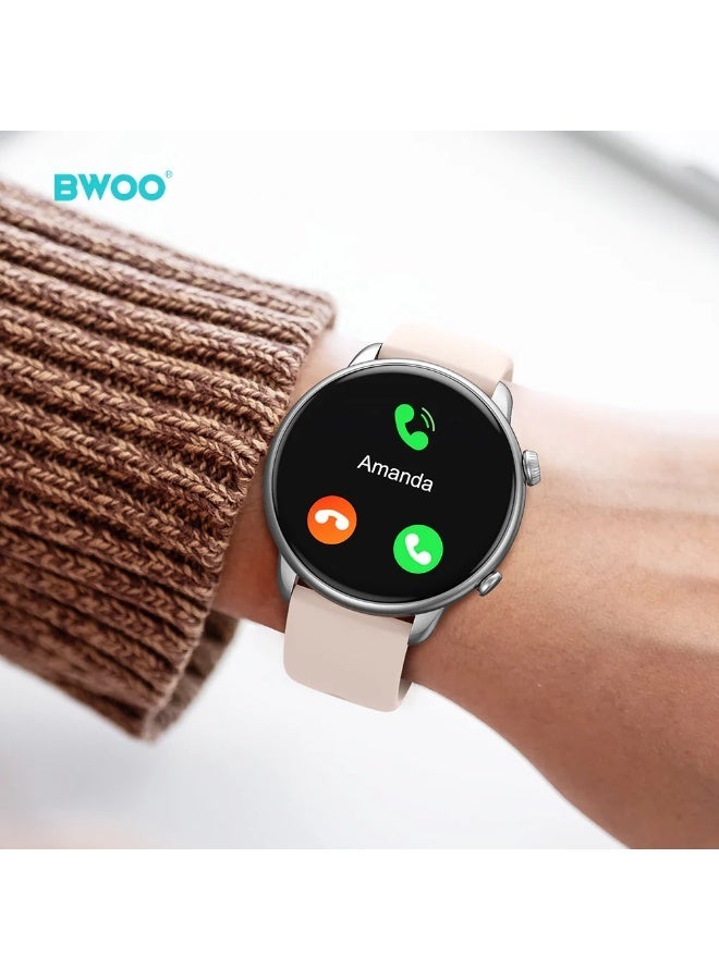 Compare Bwoo Wa10 Smart Watch Silver at KSA Price
