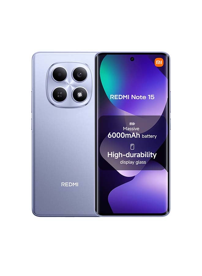 Redmi Note 15 Dual SIM 4G Mist Purple 8G…