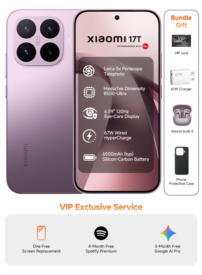 17T Dual SIM 5G Violet 12GB RAM 512GB…