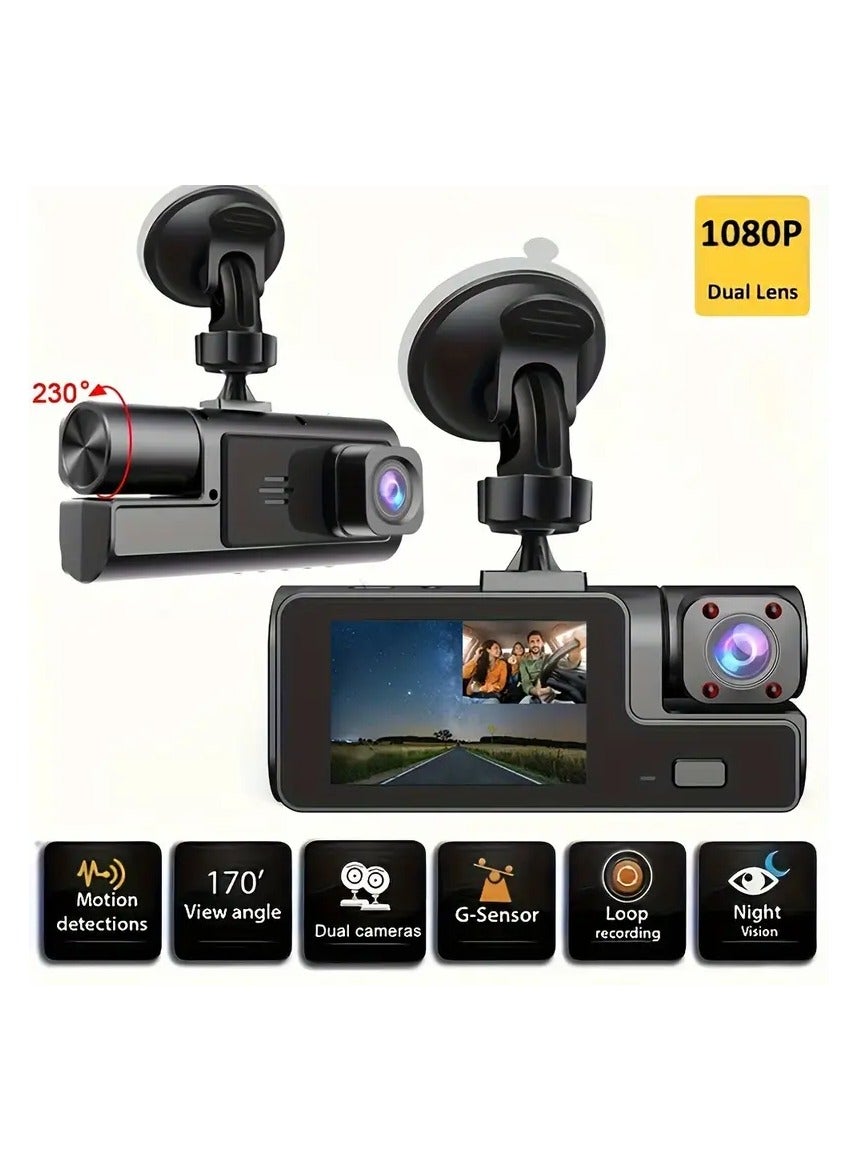 Compare HD 1080P Dash Cam with 170° Wide Angle, Night Vision, GSensor, Loop Recording, and Motion Detection for Cars at KSA Price