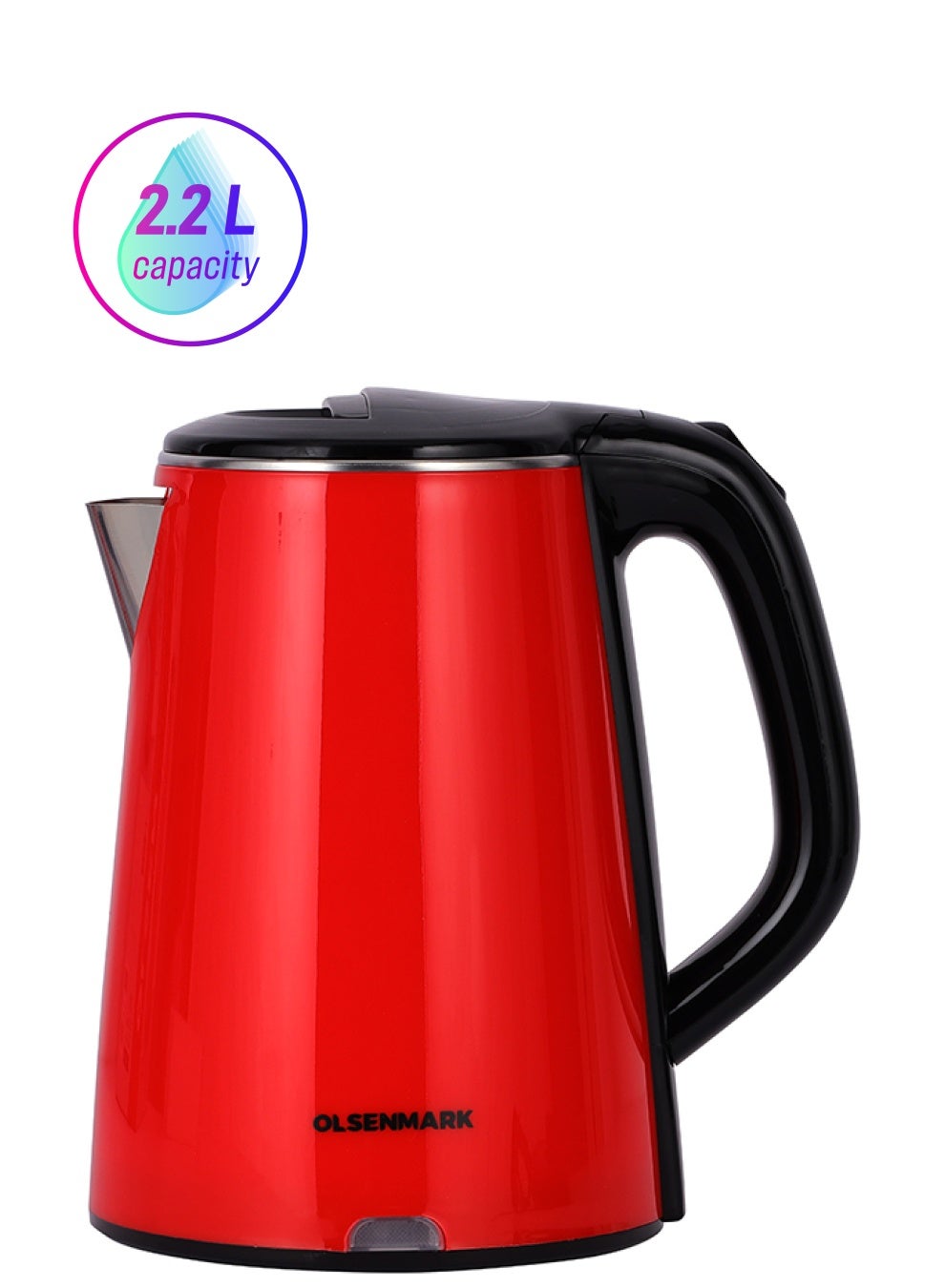 Stainless Steel Electric Kettle 2.2 L 1500 W…