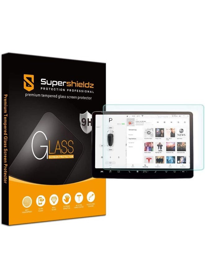 Compare Designed for Tesla Model X and Model S 17 inch Not Fit for Model S Plaid Tempered Glass Screen Protector, 0.33mm, Anti Scratch, Bubble Free at KSA Price